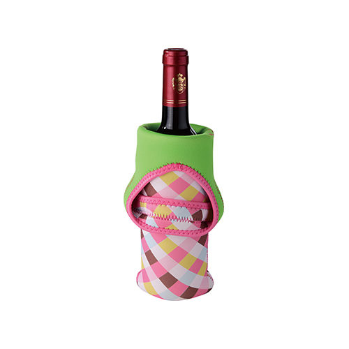 Heart-Shaped Handle Single-Bottle Wine Tote FR-W001B