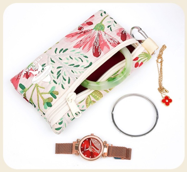 BROCADE TEXTURE RELIEF JACQUARD - FLOWER SERIES FREEMAN Escape tote FR-W029T