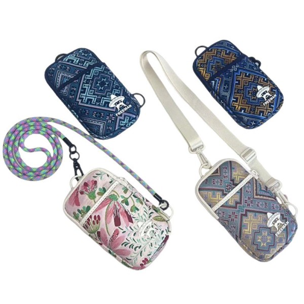 FREEMAN Woven Phone Crossbody — Style Meets Function FR-1001T