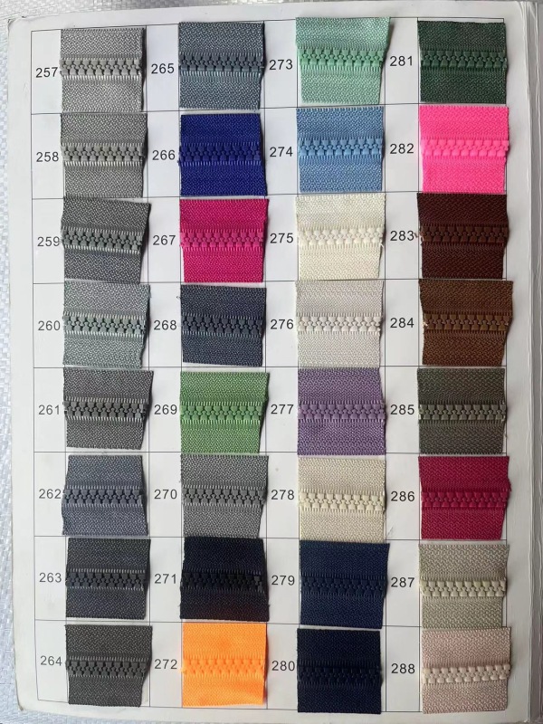 Resin zipper FR-SZL001