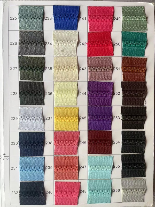 Resin zipper FR-SZL001